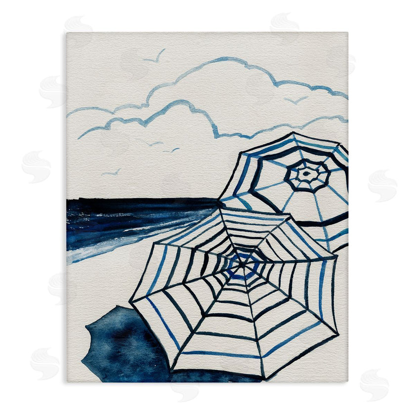 Carol Robinson | Umbrellas on Minimal Beach