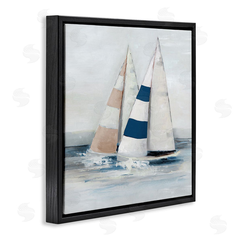 Sally Swatland | Striped Sailboat Duo