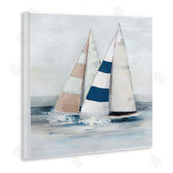 Sally Swatland | Striped Sailboat Duo