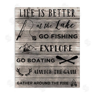 CAD Designs | Lake Activities & Phrases