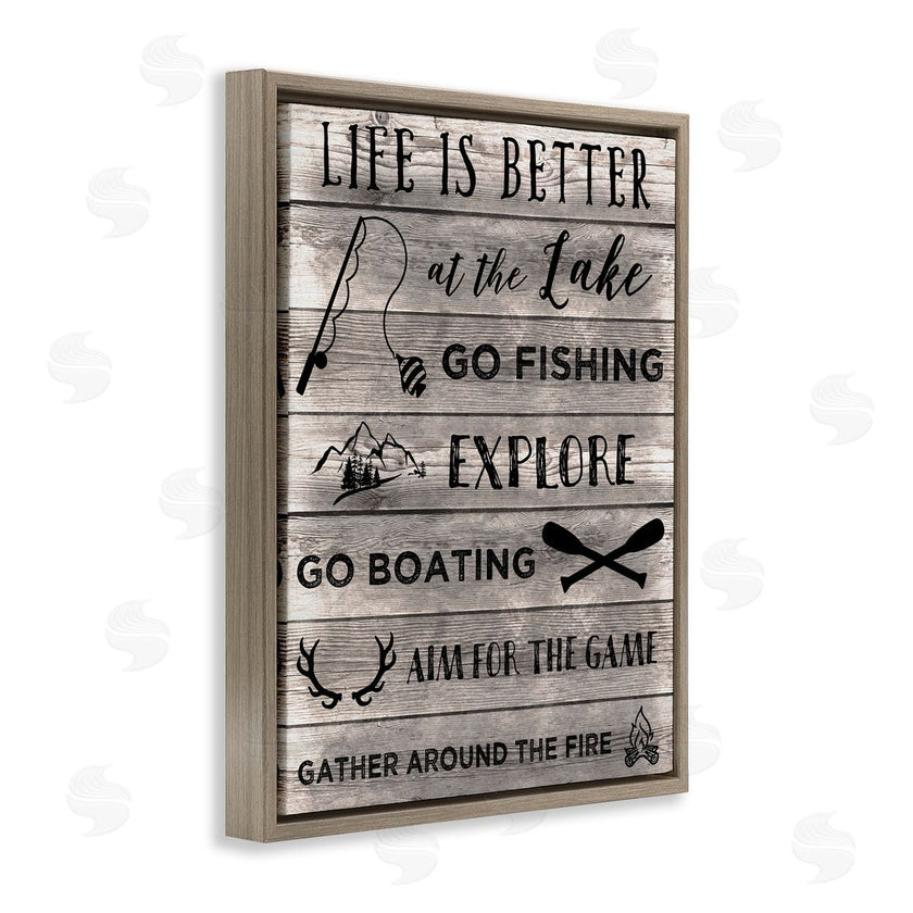 CAD Designs | Lake Activities & Phrases