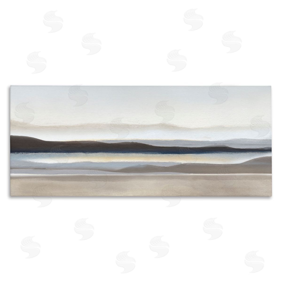 Fade Neutral Desert Scenery Canvas Wall Art, Home Decor by Charity Henderson