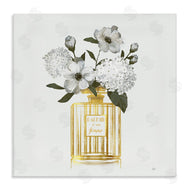 Nan | Gold Bottle with Flowers