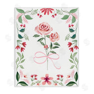 Kristen Brockmon | Delicate Roses Floral Border