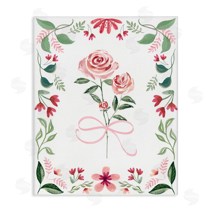 Kristen Brockmon | Delicate Roses Floral Border