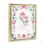 Kristen Brockmon | Delicate Roses Floral Border
