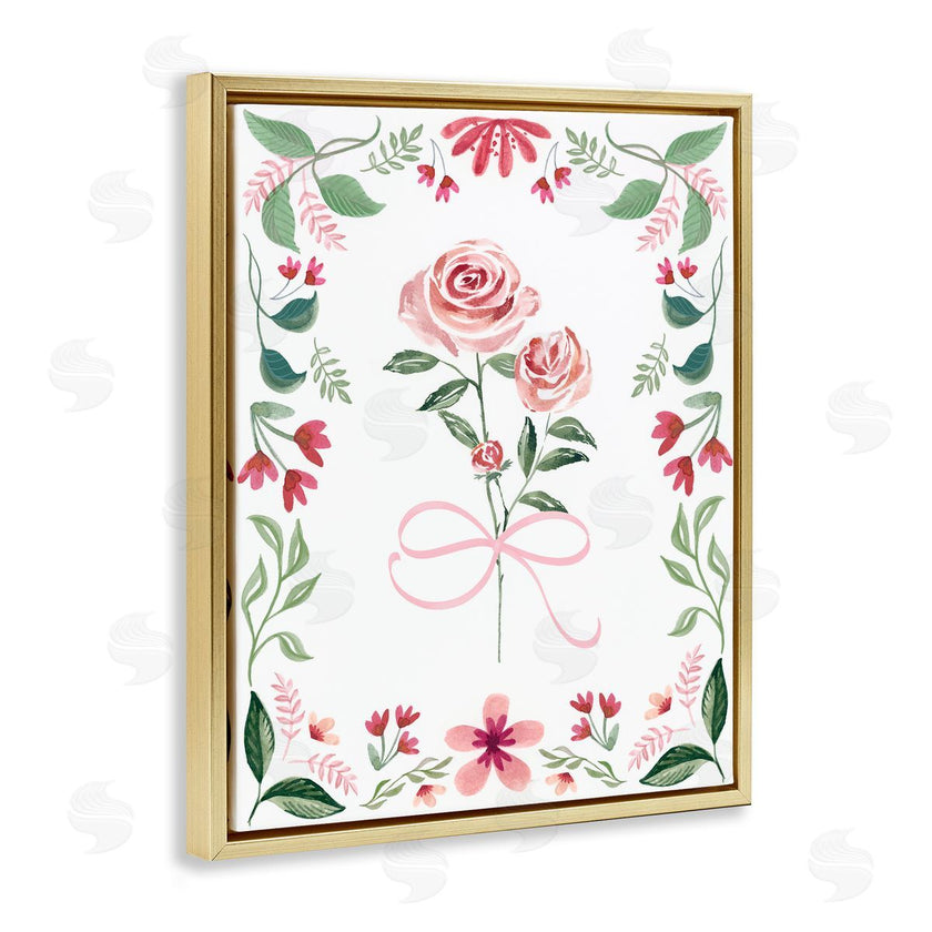 Kristen Brockmon | Delicate Roses Floral Border