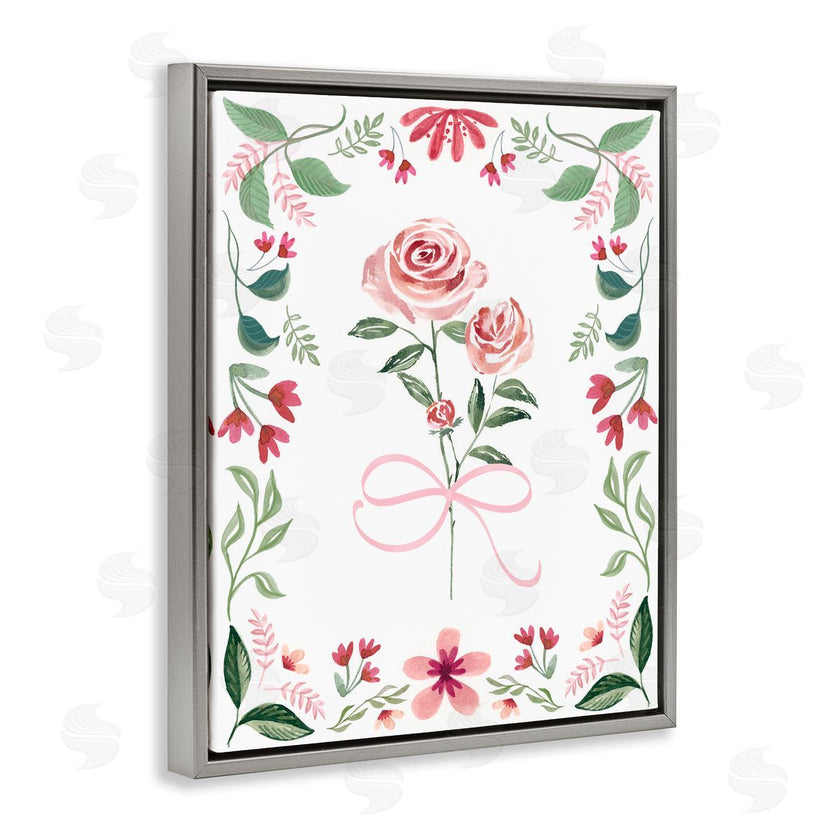 Kristen Brockmon | Delicate Roses Floral Border