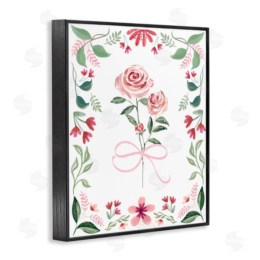 Kristen Brockmon | Delicate Roses Floral Border