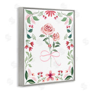 Kristen Brockmon | Delicate Roses Floral Border