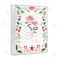 Kristen Brockmon | Delicate Roses Floral Border