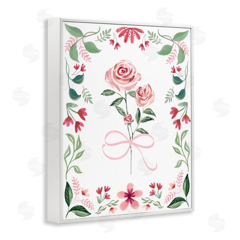 Kristen Brockmon | Delicate Roses Floral Border