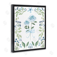 Kristen Brockmon | Blue Roses & Floral Border