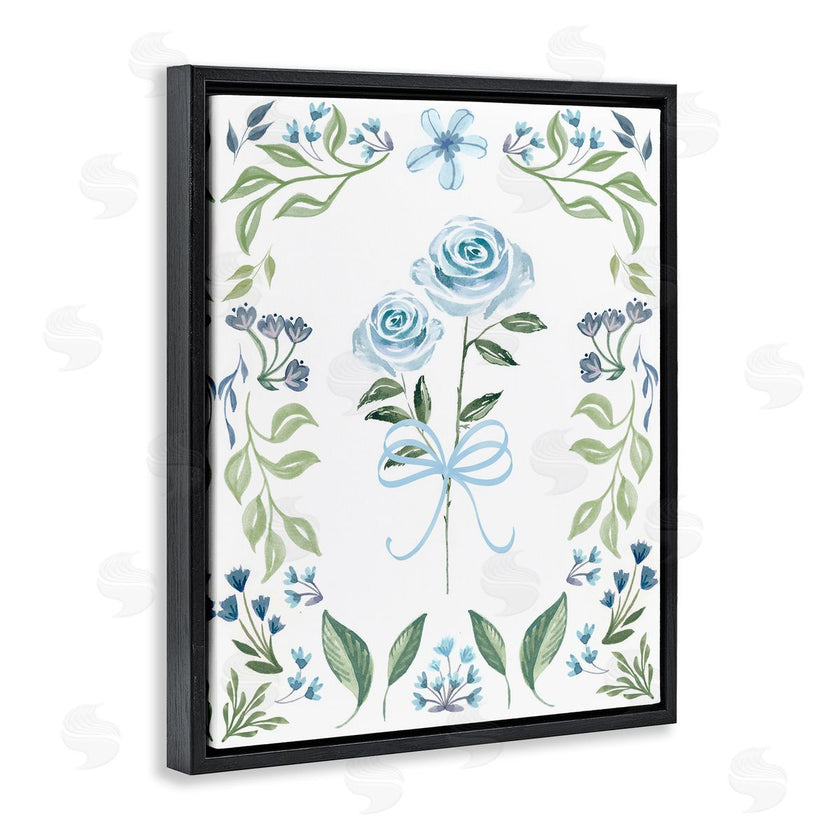 Kristen Brockmon | Blue Roses & Floral Border