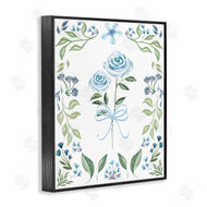Kristen Brockmon | Blue Roses & Floral Border