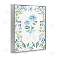 Kristen Brockmon | Blue Roses & Floral Border
