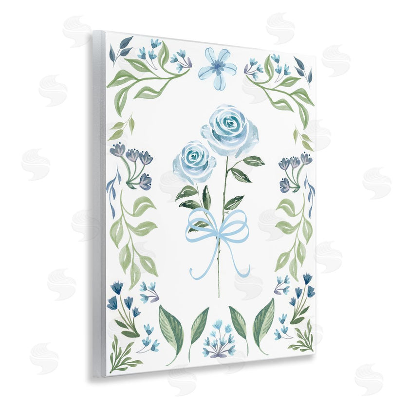Kristen Brockmon | Blue Roses & Floral Border