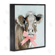 Janet Tava | Cow with Pastel Ribbon