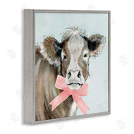 Janet Tava | Cow with Pastel Ribbon