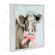 Janet Tava | Cow with Pastel Ribbon