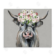 Janet Tava | Shabby Chic Cattle with Garland