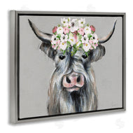 Janet Tava | Shabby Chic Cattle with Garland