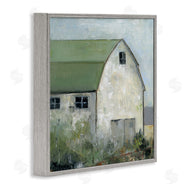 Sally Swatland | Barn View with Green Roof
