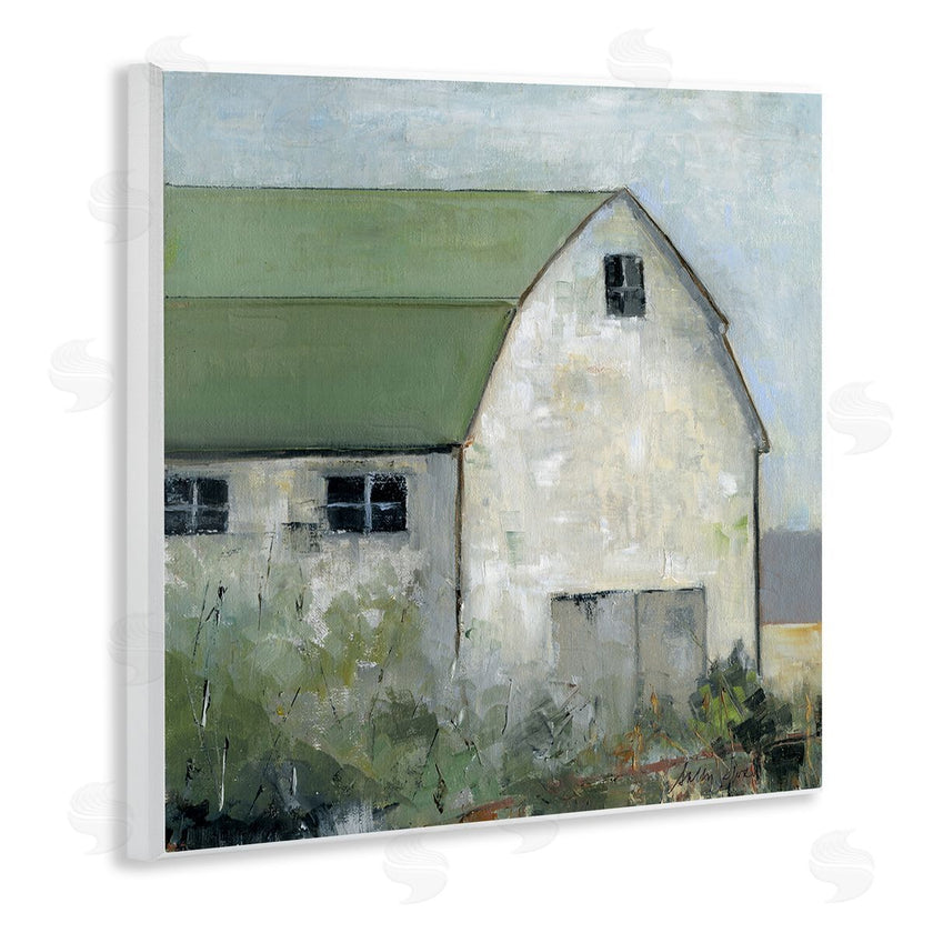 Sally Swatland | Barn View with Green Roof