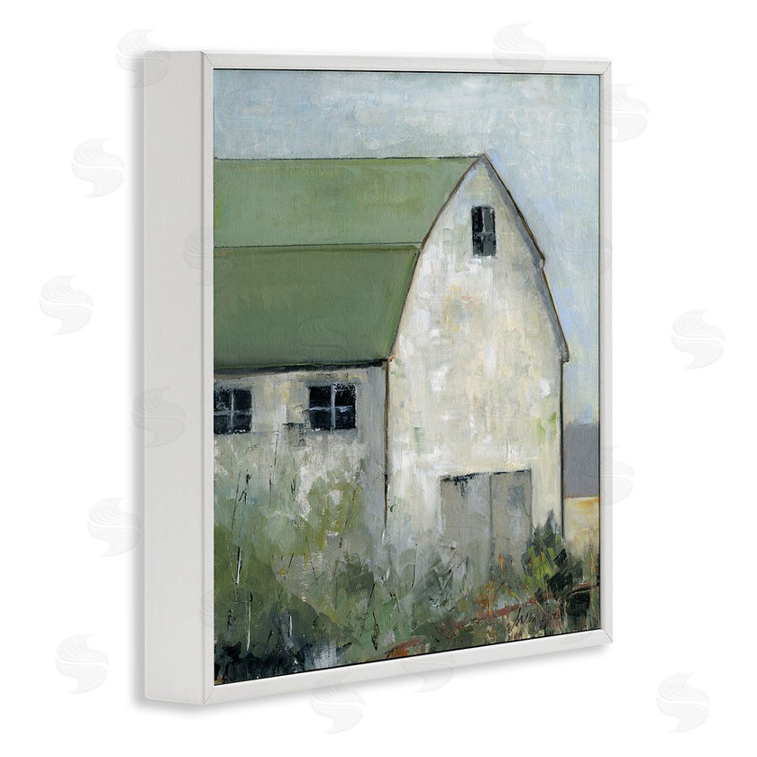 Sally Swatland | Barn View with Green Roof