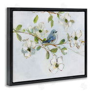 Sally Swatland | Bird Perched on Dogwood