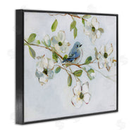 Sally Swatland | Bird Perched on Dogwood