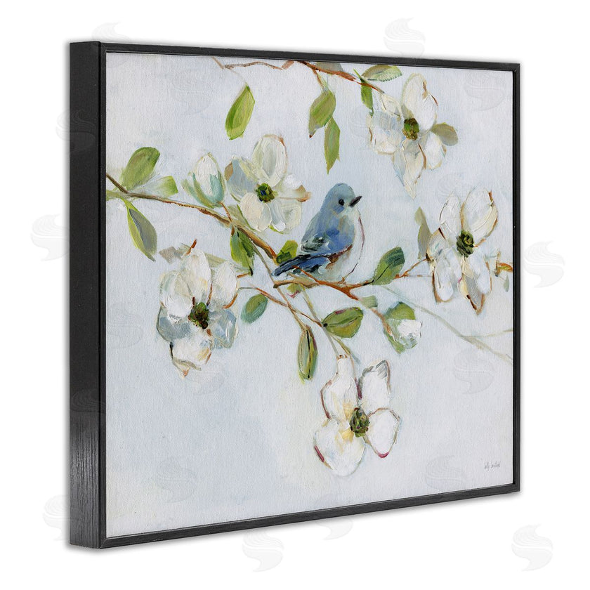 Sally Swatland | Bird Perched on Dogwood