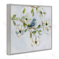Sally Swatland | Bird Perched on Dogwood
