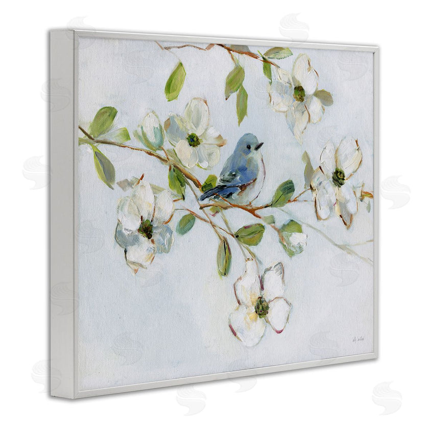 Sally Swatland | Bird Perched on Dogwood
