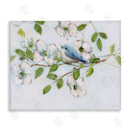 Sally Swatland | Bluebird on Dogwood Branch