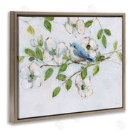 Sally Swatland | Bluebird on Dogwood Branch
