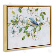 Sally Swatland | Bluebird on Dogwood Branch