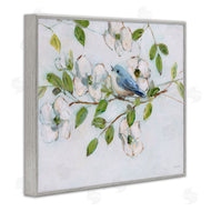 Sally Swatland | Bluebird on Dogwood Branch