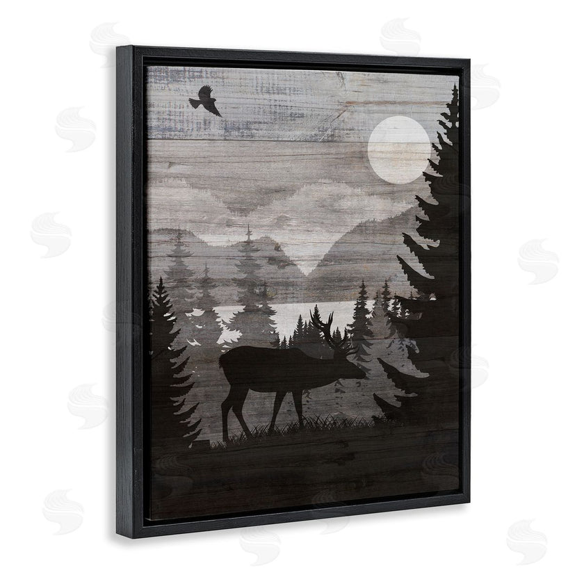 Susan Arnot | Rustic Moose at Night