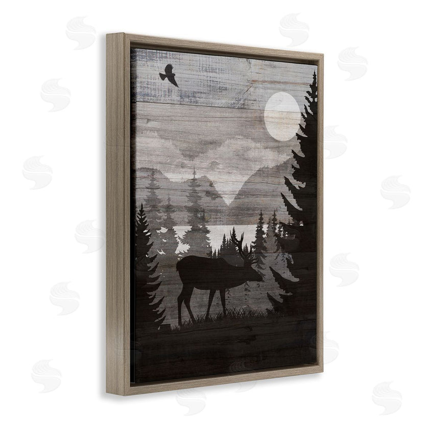 Susan Arnot | Rustic Moose at Night