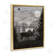 Susan Arnot | Rustic Moose at Night