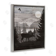 Susan Arnot | Rustic Moose at Night