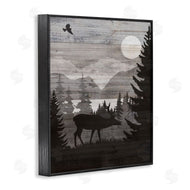Susan Arnot | Rustic Moose at Night