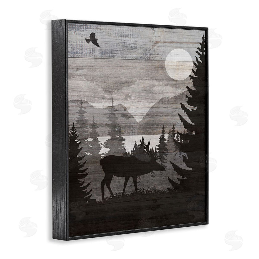 Susan Arnot | Rustic Moose at Night