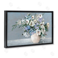 Sally Swatland | Elegant Blooms on Blue