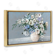 Sally Swatland | Elegant Blooms on Blue