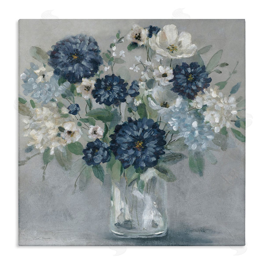 Carol Robinson | Blue Mums Mixed Bouquet
