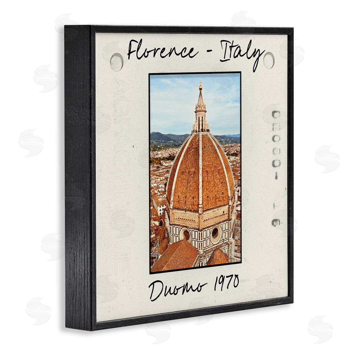 Florence Italy Travel View Black Frame Print Wall Art, Home Decor by Val Rhodes
