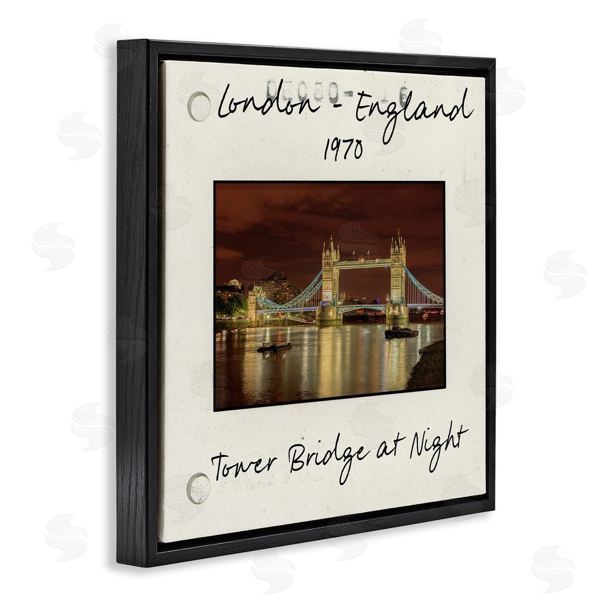 London England Travel View Black Floating Frame Canvas Wall Art, Home Decor by Danita Delimont
