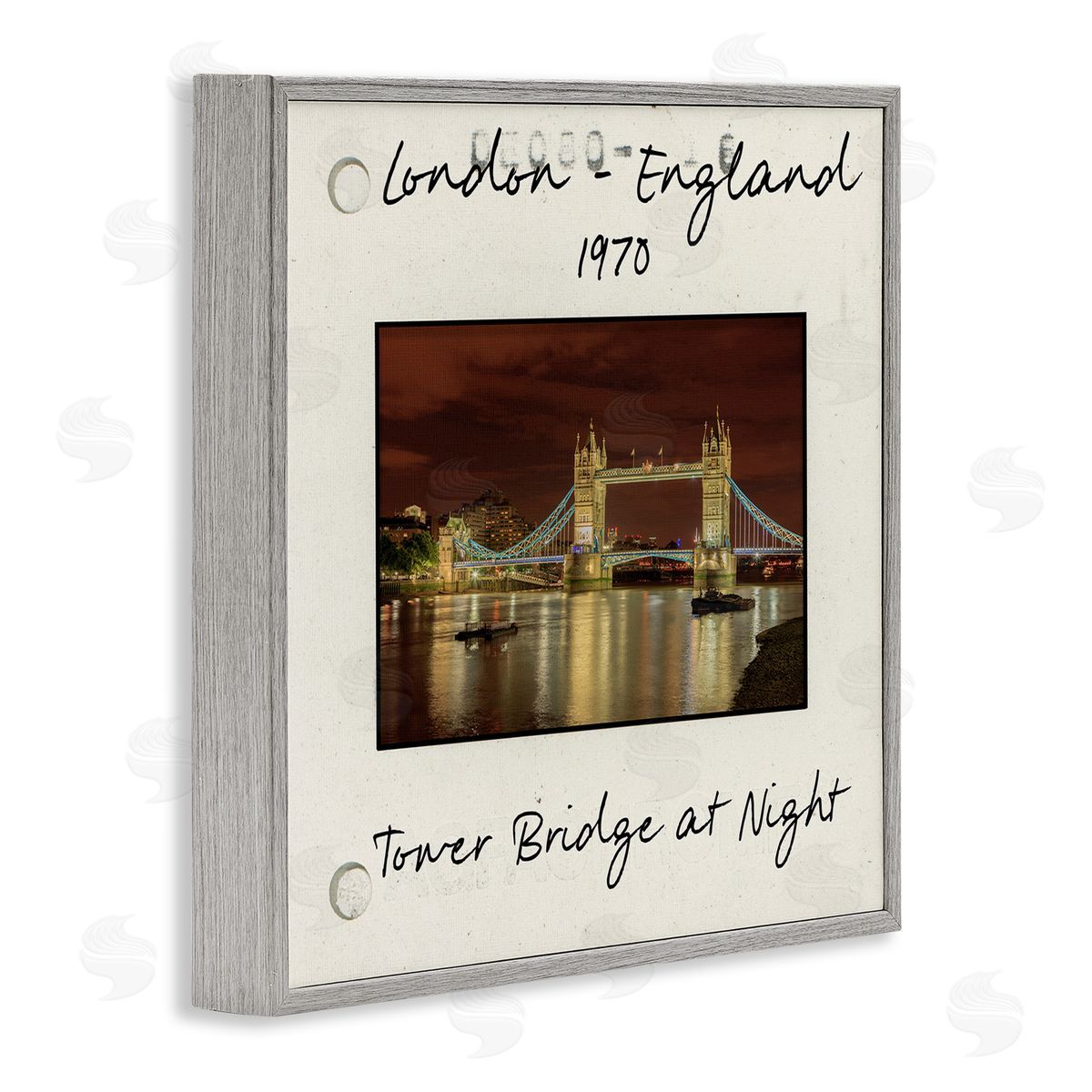 London England Travel View Grey Frame Print Wall Art, Home Decor by Danita Delimont